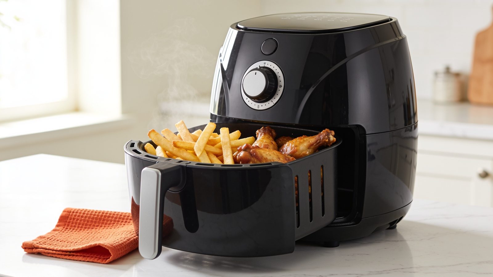 ninja af101 vs cosori pro gen 2 — tested kitchen air fryers in a bright kitchen
