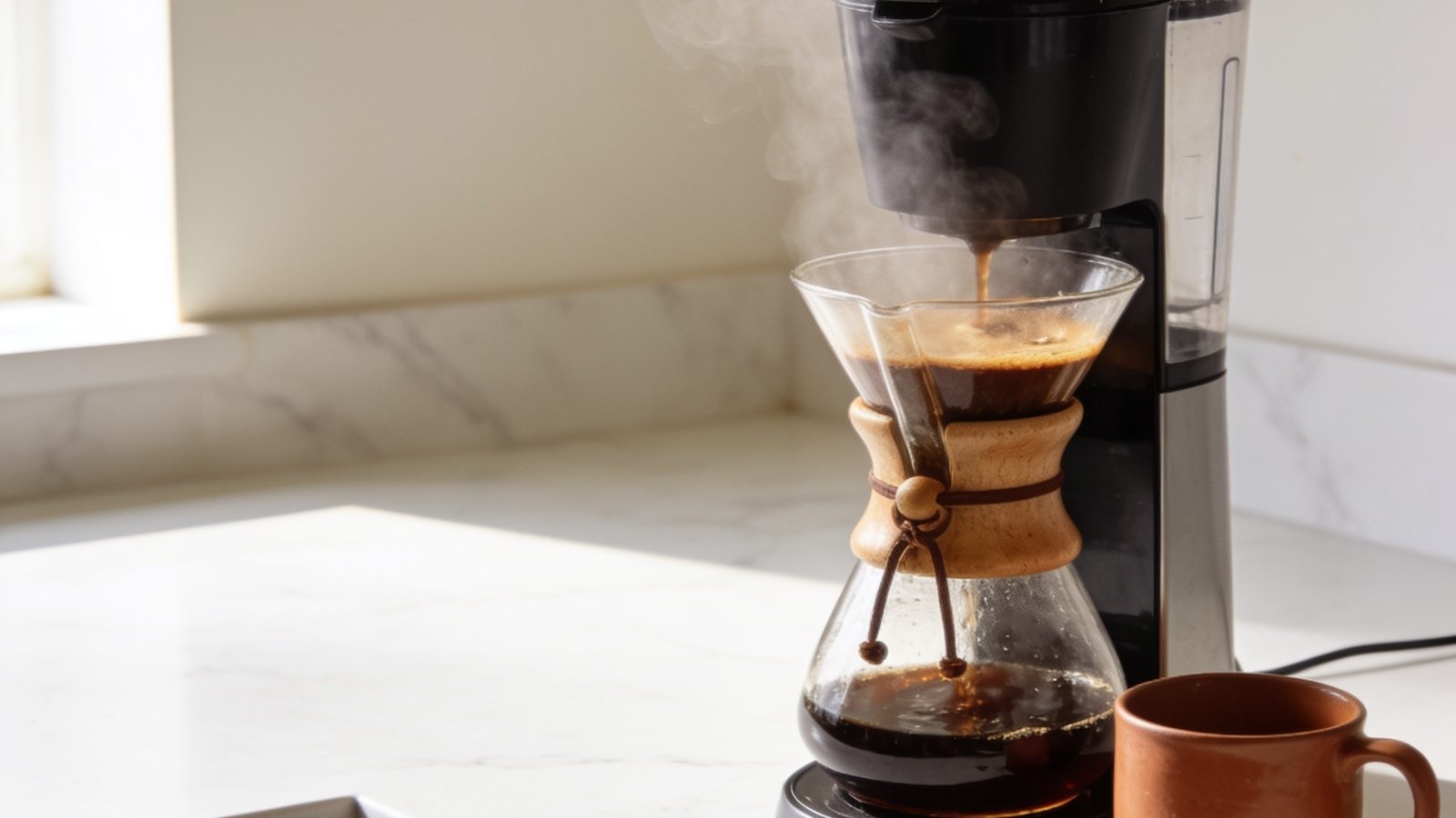 best drip coffee makers under $100 — kitchen coffee & espresso in a bright kitchen
