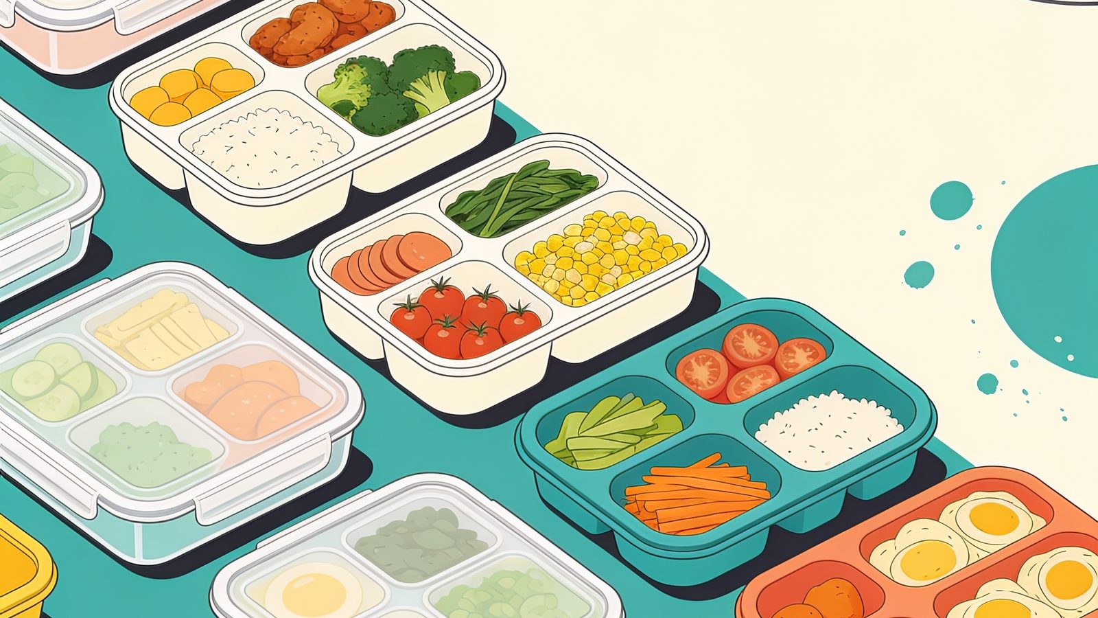best silicone freezer trays for meal prep illustration