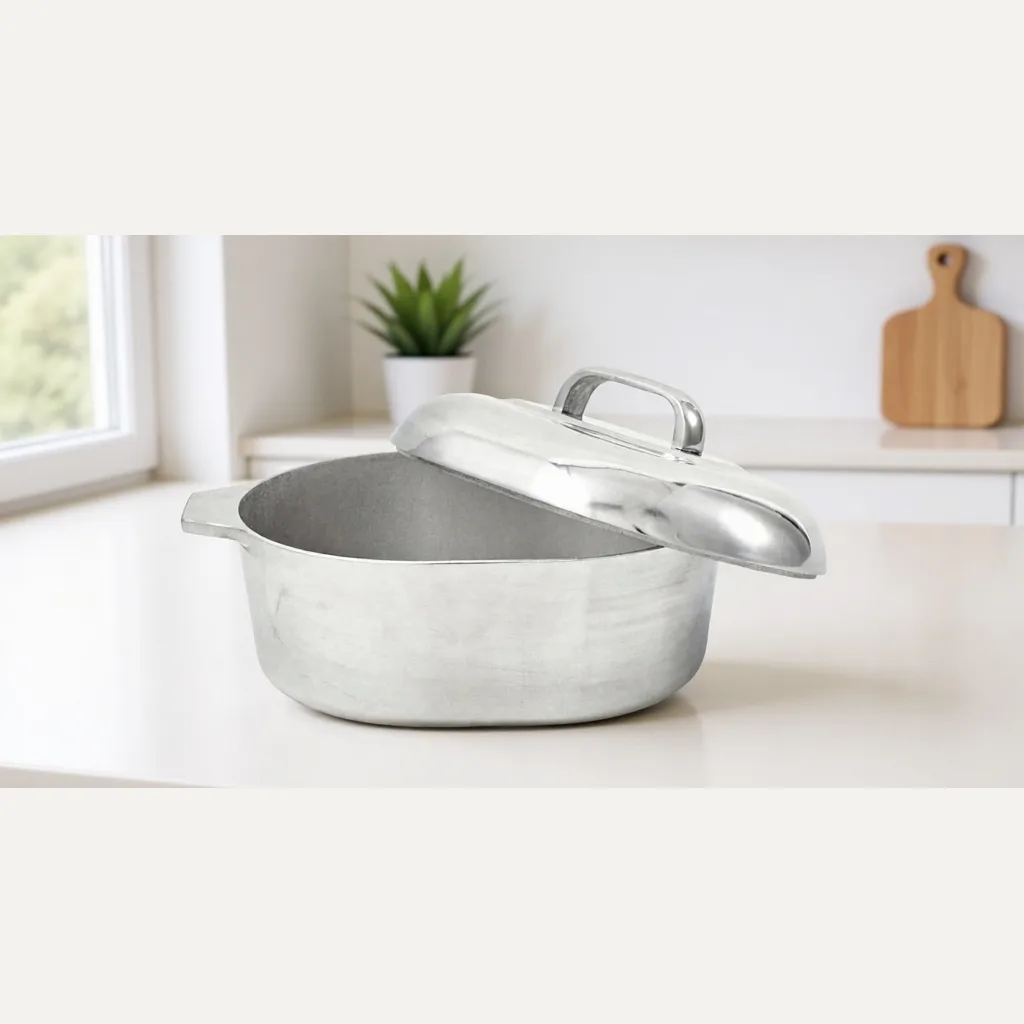 IMUSA USA Heavy Duty Cajun Oval Aluminum Roaster (15 in) product photo